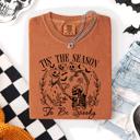 Medium Yam Tis The Season To Be Spooky Retro Classic Halloween Skeleton Edition Comfort Colors Tee