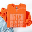Medium Orange Witch Babe Halloween Mood Vibes Cozy Nightfall Mystic Spirit Edition Extra Sweatshirt