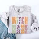 XXL Ash Light Gray Witch Babe Halloween Mood Vibes Cozy Nightfall Mystic Spirit Edition Extra Sweatshirt