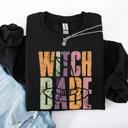 XL Black Witch Babe Halloween Mood Vibes Cozy Nightfall Mystic Spirit Edition Extra Sweatshirt