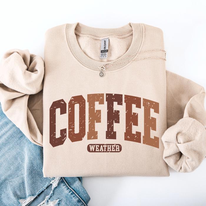 Checkered Pumpkin Minimalist Autumn Coffee Weather Cozy Fall Vibe Inspired Harvest Season Design Sweatshirt