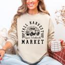  Fall Harvest Market Pumpkins Autumn Cozy Rustic Orchard Scene Graphic Art Sweatshirt
