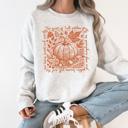  Fall Quote Pumpkin Autumn Minimalist Pretty Cozy Warm Harvest Themed Autumnal Saying Sweatshirt