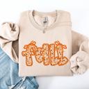  Fall Beautiful Bows Ribbons Colorful Autumn Coquette Cozy Velvet Ribbon Detailing Sweatshirt