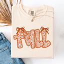  Fall Beautiful Ribbons Colorful Autumn Coquette Comfort Colors Tee