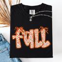  Fall Beautiful Ribbons Colorful Autumn Coquette Comfort Colors Tee