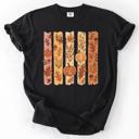  Fall Brush Stroke Floral Pumpkin Harvest Edition Autumn Collection Comfort Colors Tee