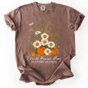  I Will Praise Him In Every Season Psalm 34:1 Watercolor Autumn Comfort Colors Tee