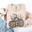  Leopard Print Pumpkins For Halloween And Autumn Festive Fashion Season Sweatshirt