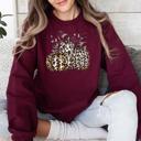  Leopard Print Pumpkins For Halloween And Autumn Festive Fashion Season Sweatshirt