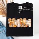 XXXL Black Mama, Pumpkin Pattern Leopard-Print Pumpkins Watercolor Bouquet Comfort Colors Tee