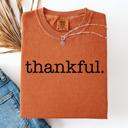 XL Yam Thankful, Fall, Thanksgiving, Minimalist, Autumn, Thanksgiving, Comfort Colors Tee