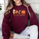 XXXL Maroon Tis The Season Football Game Day Pumpkin Coffee Autumn Fall Cozy Weather Sweatshirt