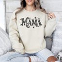XXL Sand Mama Lace Spiders Halloween Ghost Checkered Retro Vintage Spooky Costume Fall Sweatshirt