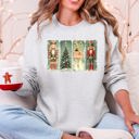  Christmas Nutcracker Ballet Vintage Snow Scene With Retro Typography Art Limited Edition Sweatshirt