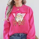 XL Crunchberry Bright Pink Def Jolly Santa Retro Christmas Cheery Nostalgic Holiday Pun Limited Edition Sweatshirt