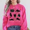  Merry Catmas Christmas Cat Lover Santa Pets Cozy Festive Holiday Cheer Sweatshirt