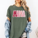  Adorable Mama Patterned Hearts Love Valentine Leopard Checkered Pumpkin Comfort Colors Tee