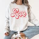  All You Need Is Love, Love Is All You Need Valentine's Day Retro Soft Cozy Sweatshirt