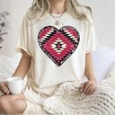  Aztec Cowboy Heart Leopard Print Checkered Pumpkin Motifs Autumn Vibe Comfort Colors Tee