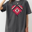  Aztec Cowboy Heart Leopard Print Checkered Pumpkin Motifs Autumn Vibe Comfort Colors Tee