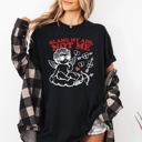Medium Black Blame My Aim, Not Me, Cupid Comfort Colors Tee
