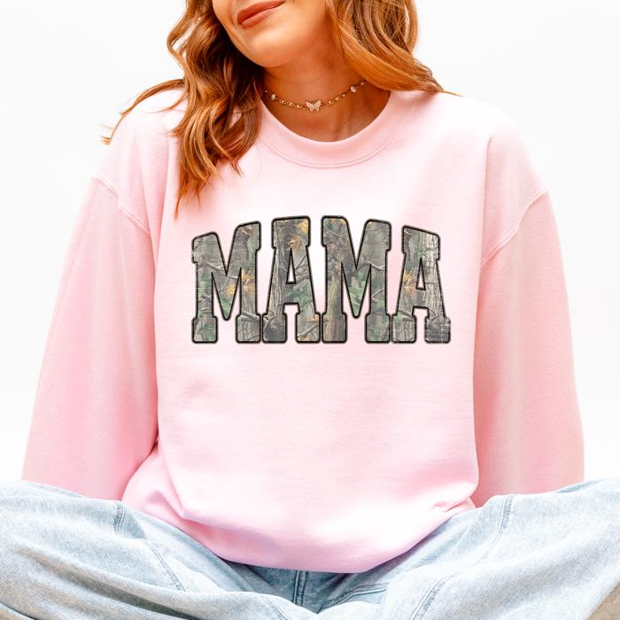 Camo Mama Jesus Faith Outdoors Mother's Day Gift For Moms Who Hunt And Love The Outdoors Sweatshirt