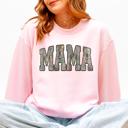 Small Light Pink Camo Mama Jesus Faith Outdoors Mother's Day Gift For Moms Who Hunt And Love The Outdoors Sweatshirt