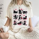 Small Ivory Cream Cat Lover Valentine's Day Cute Adorable Love Graphic Edition Design Comfort Colors Tee