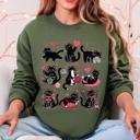 Large Military Green Camo Jesus Faith Message On Bold Camouflage Backdrop With Inspirational Scripture For Everyday Comfort Sweatshirt