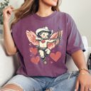  Cowboy Cupid Retro Valentine's Day Cute Love Graphic Illustration Comfort Colors Tee
