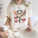 XXXL Ivory Cream Cowboy Cupid Retro Valentine's Day Cute Love Graphic Illustration Comfort Colors Tee