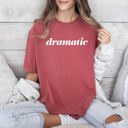 Am I The Drama Sassy Valentines Day Cupid University Varsity Style Comfort Colors Tee