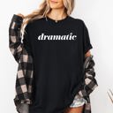 XXL Black Am I The Drama Sassy Valentines Day Cupid University Varsity Style Comfort Colors Tee