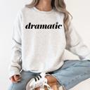  Am I The Drama Faith Forward Outdoorsy Camo Print Encouraging Scripture Message Sweatshirt