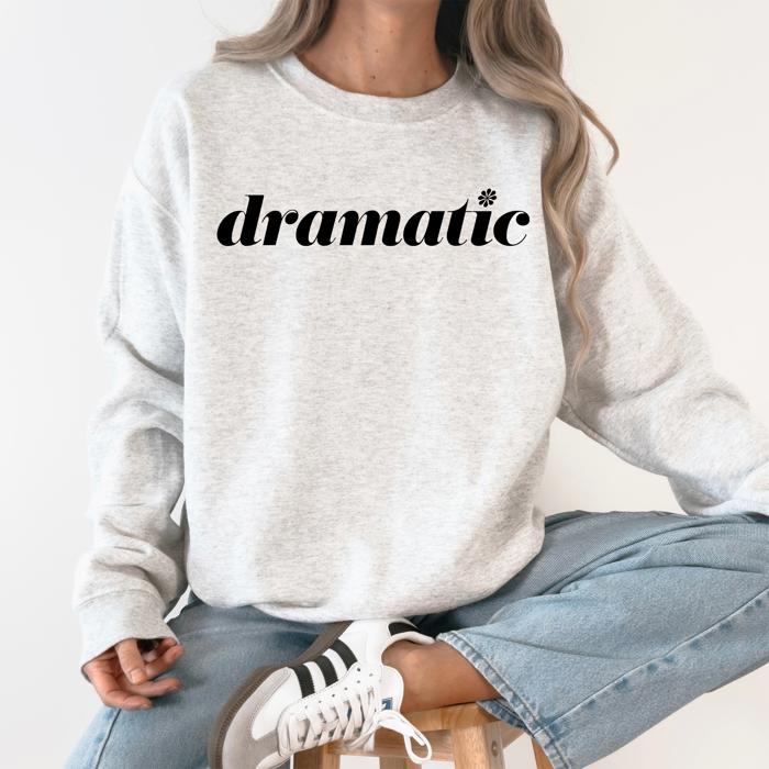 Am I The Drama Faith Forward Outdoorsy Camo Print Encouraging Scripture Message Sweatshirt