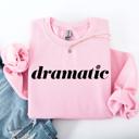 XXXL Light Pink Am I The Drama Faith Forward Outdoorsy Camo Print Encouraging Scripture Message Sweatshirt