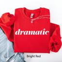 XXL Red Am I The Drama Faith Forward Outdoorsy Camo Print Encouraging Scripture Message Sweatshirt