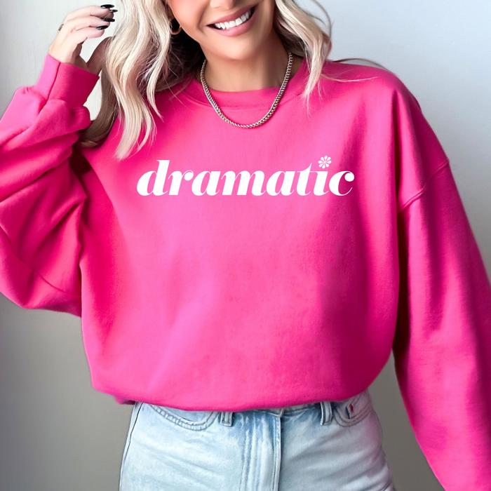 Am I The Drama Faith Forward Outdoorsy Camo Print Encouraging Scripture Message Sweatshirt