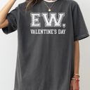  Ew Valentine's Day Single Funny Anti Love Am I The Drama Cupid University Retro Varsity Vibe Comfort Colors Tee