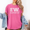  Ew Valentine's Day Single Funny Anti Love Am I The Drama Cupid University Retro Varsity Vibe Comfort Colors Tee