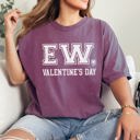  Ew Valentine's Day Single Funny Anti Love Am I The Drama Cupid University Retro Varsity Vibe Comfort Colors Tee