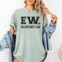 Medium Bay Light Sage Ew Valentine's Day Single Funny Anti Love Am I The Drama Cupid University Retro Varsity Vibe Comfort Colors Tee