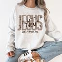 Small Ash Light Gray Jesus, Let Them See You In Me Gospel Message For Believers Everyday Comfort Cozy Sweatshirt