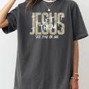 XXL Pepper Dark Gray Jesus Wept, But He Never Complained Let Them See You In Me Faith Comfort Colors Tee