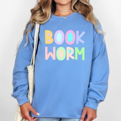 Book Worm Reading BookTok Library Romance Lovers Edition For Avid Readers Everywhere Sweatshirt