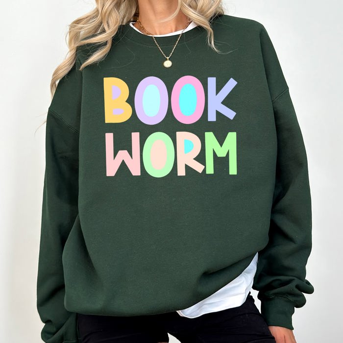 Book Worm Reading BookTok Library Romance Lovers Edition For Avid Readers Everywhere Sweatshirt