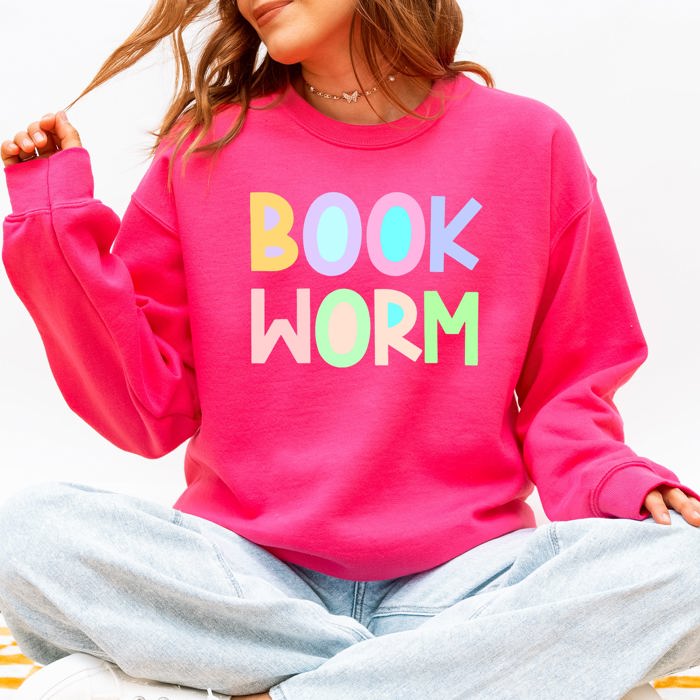 Book Worm Reading BookTok Library Romance Lovers Edition For Avid Readers Everywhere Sweatshirt