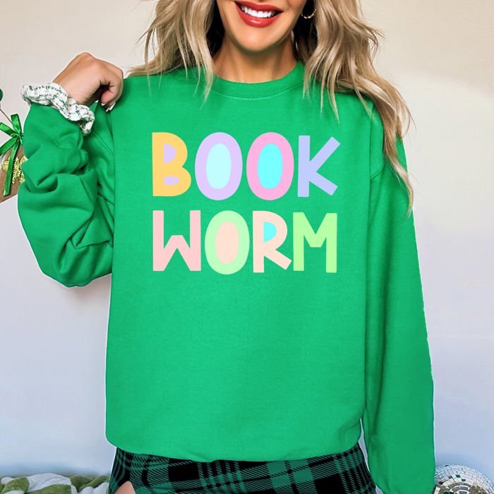 Book Worm Reading BookTok Library Romance Lovers Edition For Avid Readers Everywhere Sweatshirt