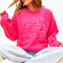 Large Heliconia Bright Pink Books Are My Love Language Library Reading Cozy Edition For Book Lovers Sweatshirt